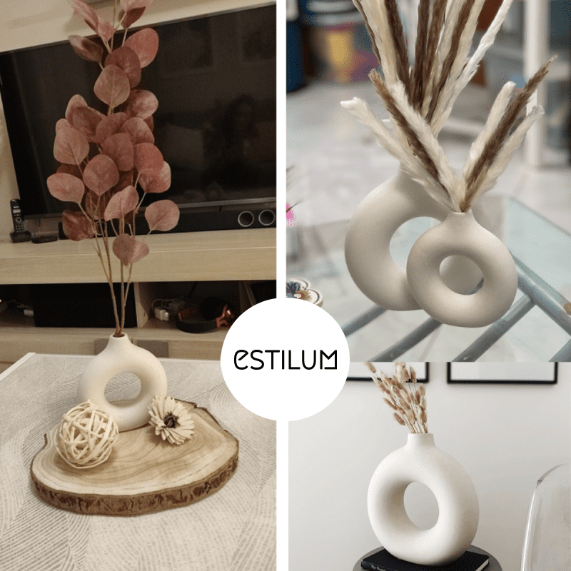 Nordic Circular Vase - Ceramic