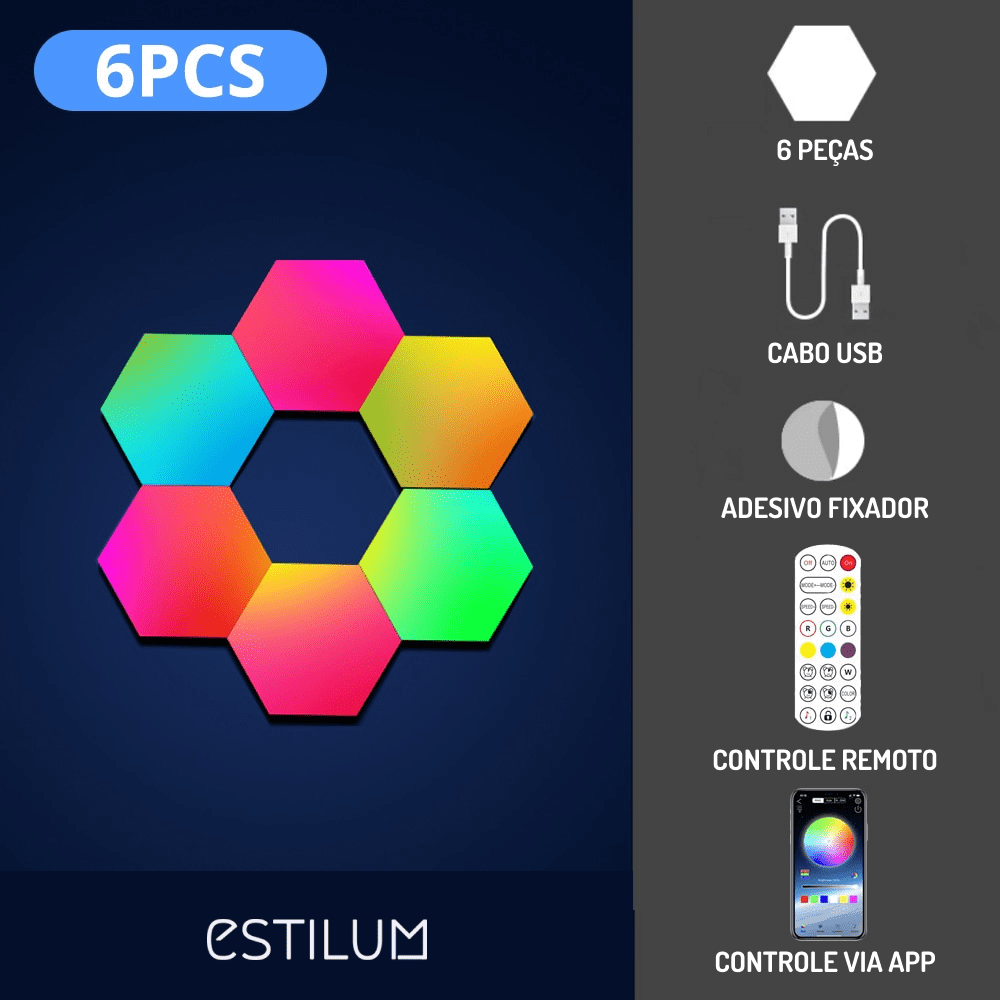 LED Hexagons - WiFi and RGB Control