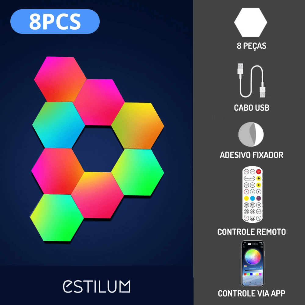 LED Hexagons - WiFi and RGB Control