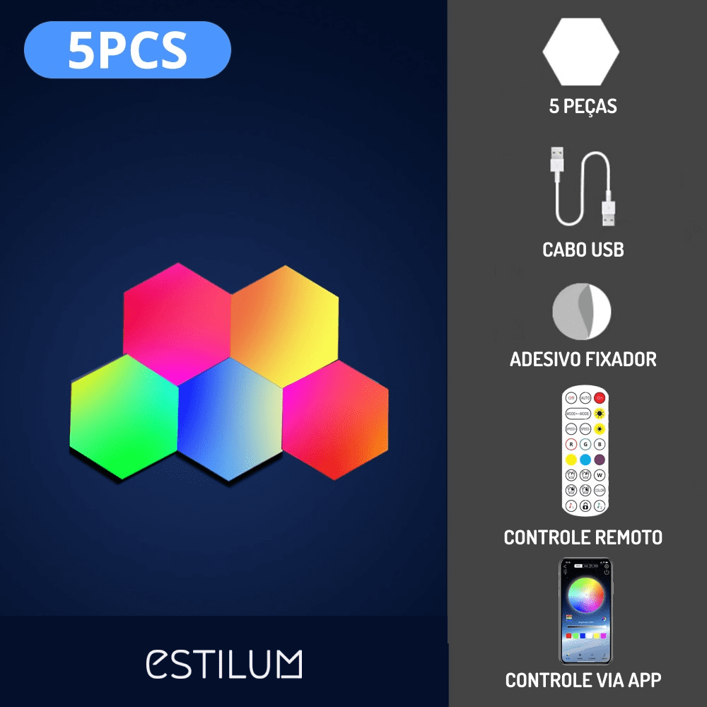 LED Hexagons - WiFi and RGB Control