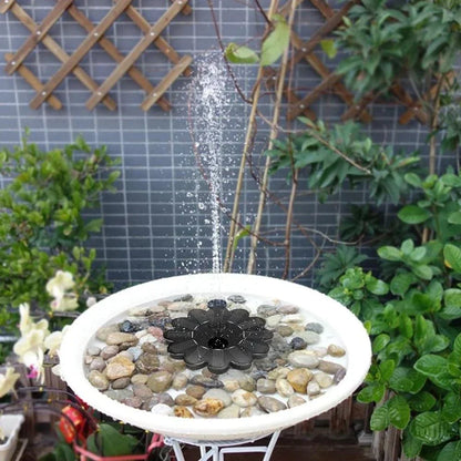 Bird Fountain with Solar Panel
