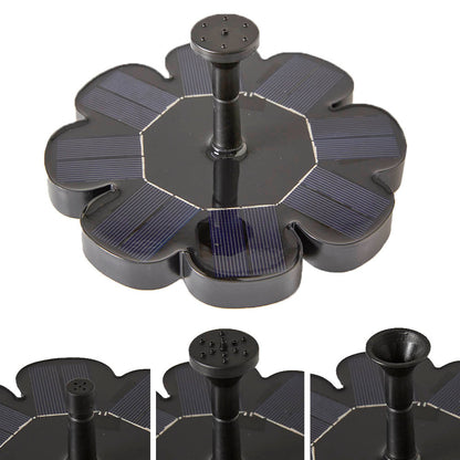 Bird Fountain with Solar Panel