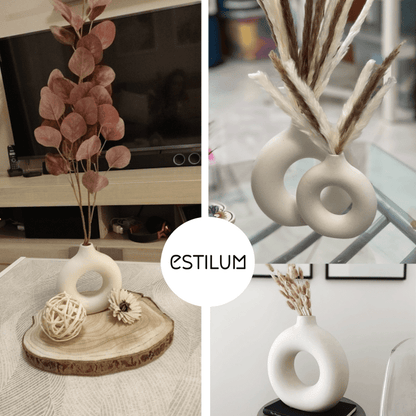Nordic Circular Vase - Ceramic