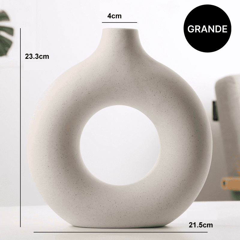 Nordic Circular Vase - Ceramic