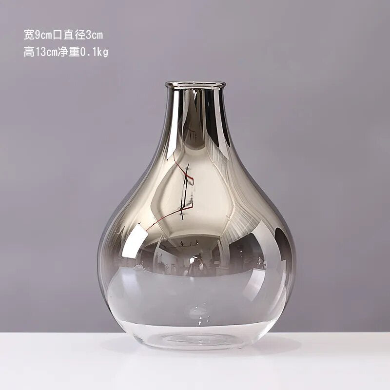 Modern Decorative Glass Plant Pot