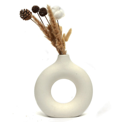 Nordic Circular Vase - Ceramic