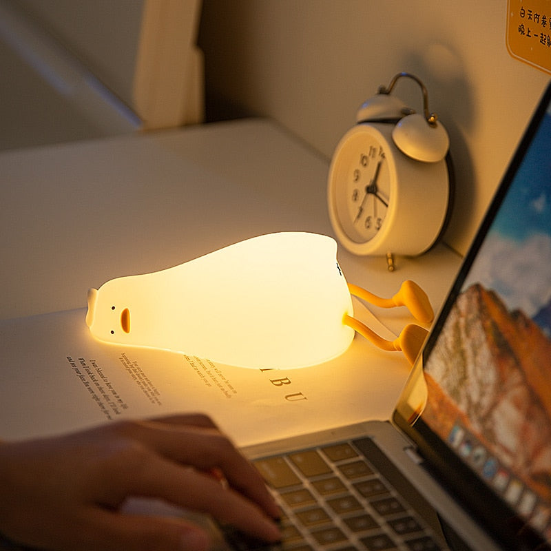 Silicone Duckling Lamp - Kids