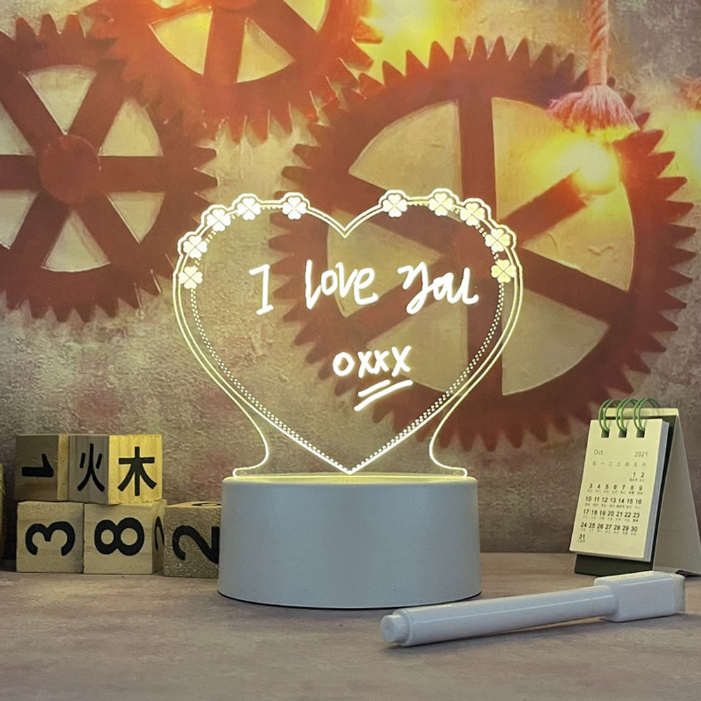 3D Creative Message Lamp