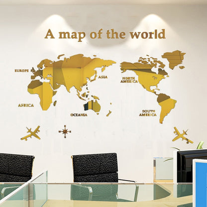 World Map for Wall - Acrylic