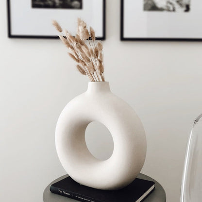 Nordic Circular Vase - Ceramic