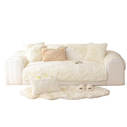 Anti-slip Plush Sofa Cover