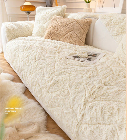 Anti-slip Plush Sofa Cover